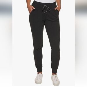 Andrew Marc New York Women's Brushed Ribbed Midweight Jogger Small